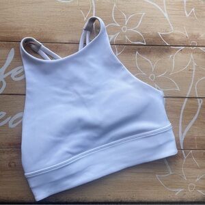 Lululemon White Sports Bra Size 6